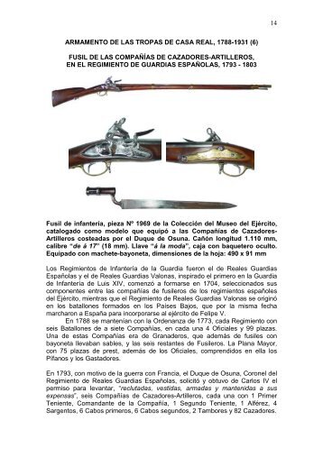 Artículo completo en PDF - Catalogación de armas