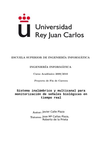 Sistema inalámbrico y multicanal para monitorización de señales ...