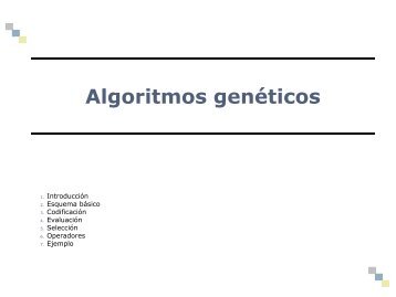 Algoritmos genéticos