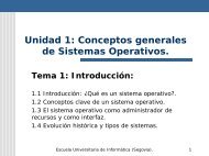 Unidad 1: Conceptos generales de Sistemas Operativos.