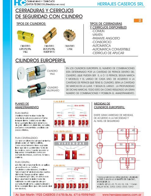 Cerraduras multipunto automáticas