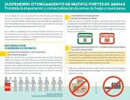 Esta REsolución compREndE lo siguiEntE: - Comisión Desarme