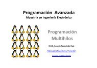 Programación Avanzada Programación Multihilos