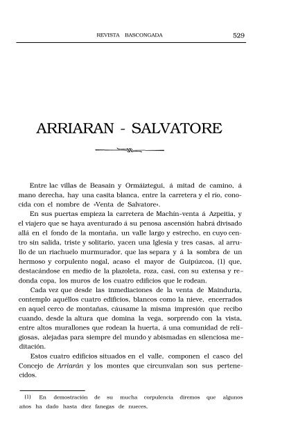 ARRIARAN - SALVATORE