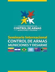 Seminario Internacional Control de Armas Municiones y Desarme