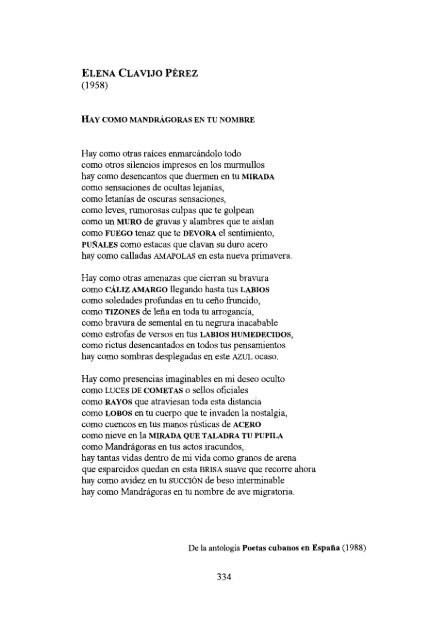 antología de la poesía cósmica cubana - Frente de Afirmación ...