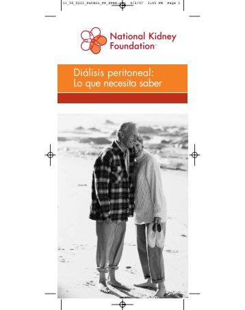 Diálisis peritoneal: Lo que necesita saber - National Kidney ...