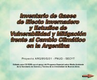 Proyecto ARG/95/G/31 - PNUD - SECYT - Medioambiente.gov.ar