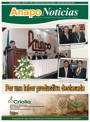 lunes 16 de mayo de 2011 - Asociación de Productores de ...