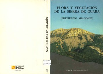 Flora y vegetación de la Sierra de Guara (Prepirineo aragonés ...