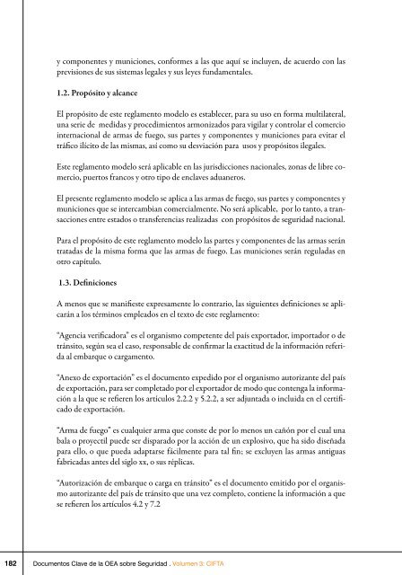 Documentos Claves de la OEA sobre Seguridad, Vol. III CIFTA