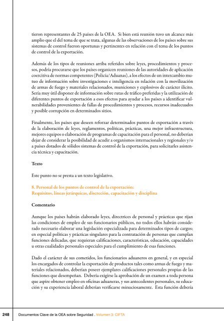 Documentos Claves de la OEA sobre Seguridad, Vol. III CIFTA