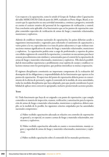 Documentos Claves de la OEA sobre Seguridad, Vol. III CIFTA