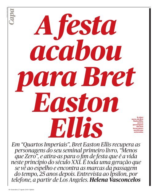 Bret Easton Ellis - Fonoteca Municipal de Lisboa