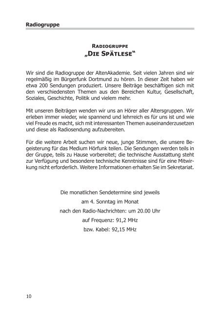 Programm 2/2012 - Altenakademie Dortmund