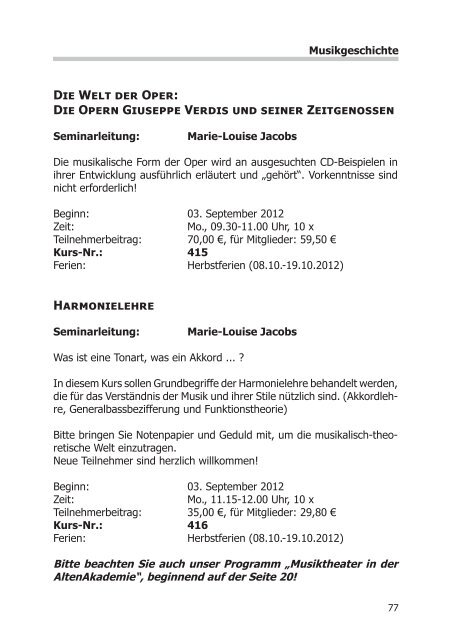 Programm 2/2012 - Altenakademie Dortmund