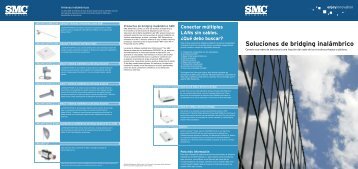 Soluciones de bridging inalámbrico - SMC