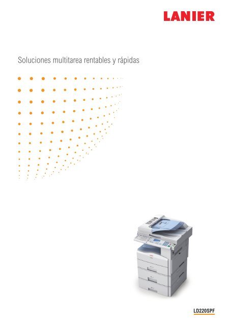 Descarga PDF - Lanier, Copiadoras, Impresoras, Fotocopiadoras 