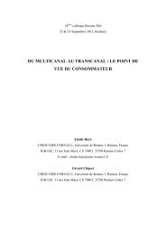 du multicanal au transcanal : le point de vue du consommateur