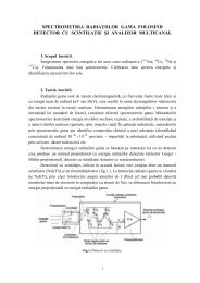 Spectrometria radiatiei GAMMA folosind detector cu SCINTILATIE si ...