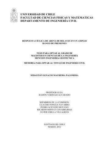 universidad de chile facultad de ciencias fisicas y matematicas ...