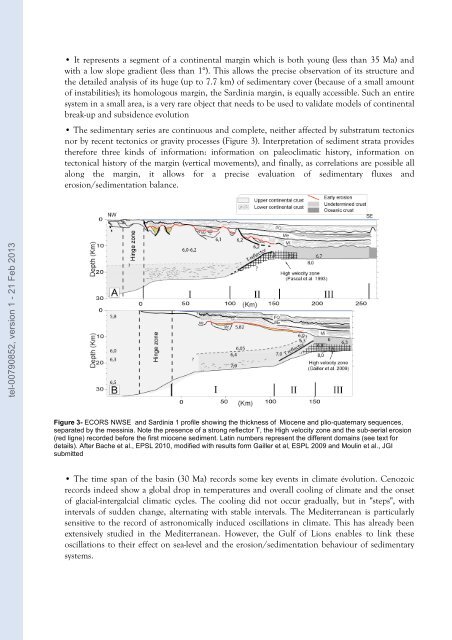 Quantification des flux sédimentaires et de la subsidence du bassin ...