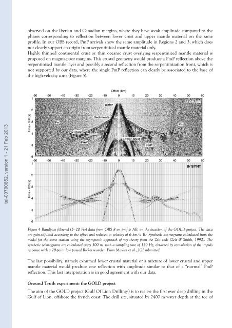 Quantification des flux sédimentaires et de la subsidence du bassin ...