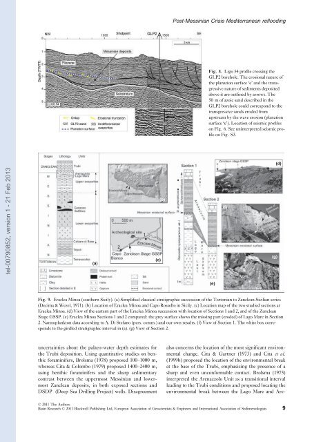 Quantification des flux sédimentaires et de la subsidence du bassin ...