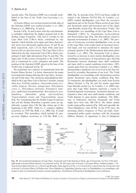 Quantification des flux sédimentaires et de la subsidence du bassin ...