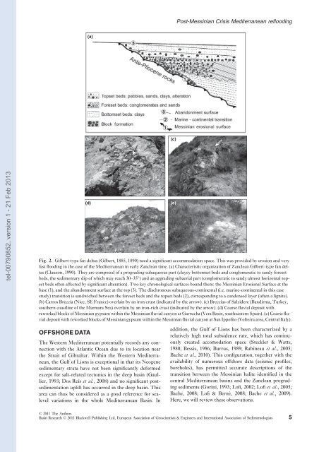 Quantification des flux sédimentaires et de la subsidence du bassin ...