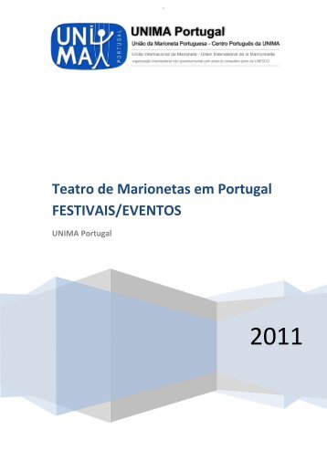 lista de festivais/eventos de marionetas em Portugal - UNIMA Portugal