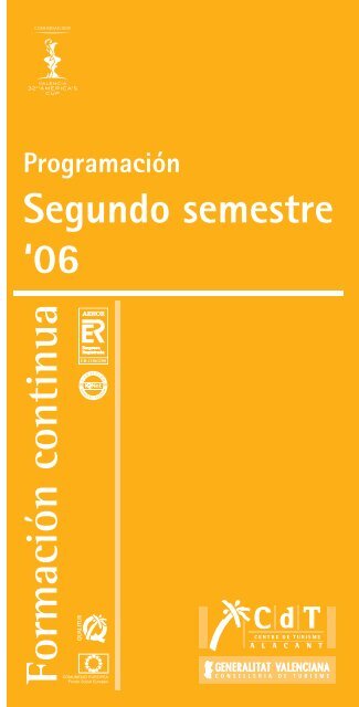 Formación continua - Agencia Valenciana de Turismo