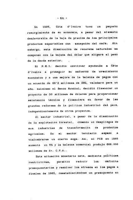 Los problemas del desarrollo de Africa negra - Universidad ...