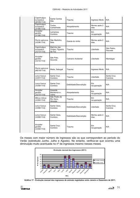 relatório de actividades 2011 - aldeia