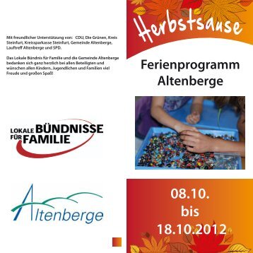 Herbstsause 2012 seite1 Kopie - Kulturwerkstatt Altenberge ev