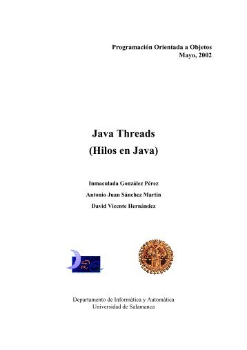 Java Threads (Hilos en Java) - Universidad de Salamanca