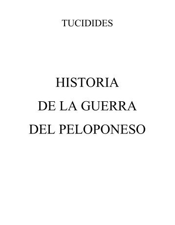 Tucidides - Las Guerras del Peloponeso - v1.0