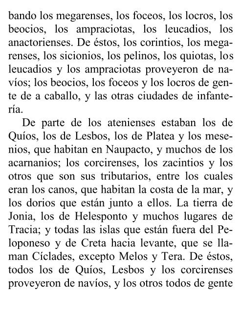 Tucidides - Las Guerras del Peloponeso - v1.0