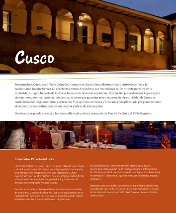 Fact Sheet - Hoteles Libertador
