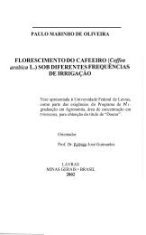 florescimento do cafeeiro de l.) sob diferentes - SBI-Café