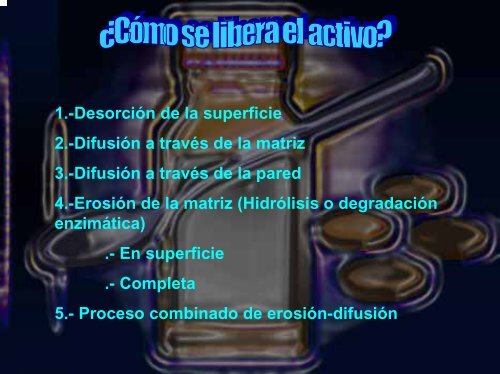 formas farmacéuticas de liberación modificada - UNAM