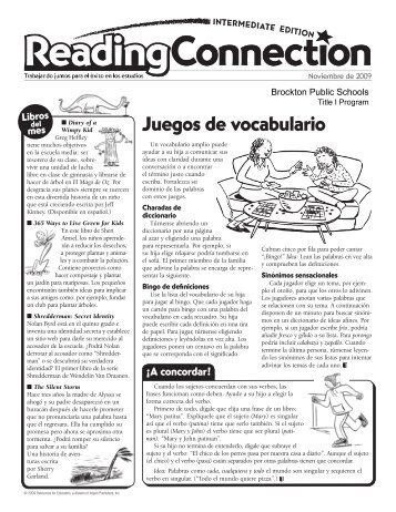 Juegos de vocabulario - Brockton Public Schools