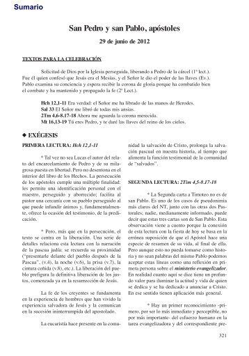 San Pedro y san Pablo, apóstoles - Editorial Sal Terrae