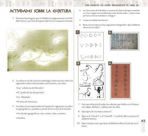 Guía Didáctica - Museo Arqueológico Municipal de Lorca