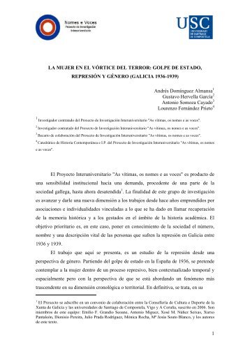 1 LA MUJER EN EL VÓRTICE DEL TERROR ... - Nomes e Voces