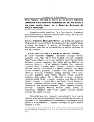 Ayuntamiento de Guadalajara Acta número noventa y nueve de la ...