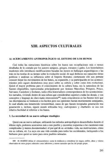 XIII. ASPECTOS CULTURALES - Digitum