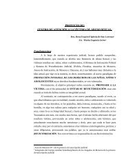 Proyecto de Centro de atención a la Victima - Poder Judicial de la ...