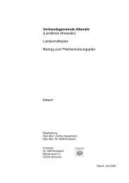 Verbandsgemeinde Altenahr (Landkreis Ahrweiler) Landschaftsplan ...