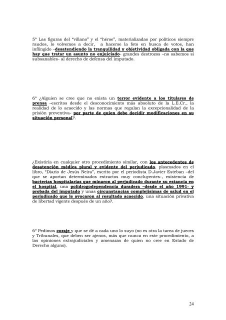 El proceso de Antonio Puerta y Jesús Neira, por ... - Infoprision